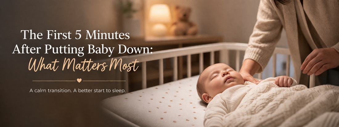 The First 5 Minutes After Putting Baby Down: What Matters Most