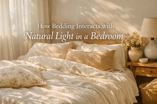 How Bedding Interacts with Natural Light in a Bedroom