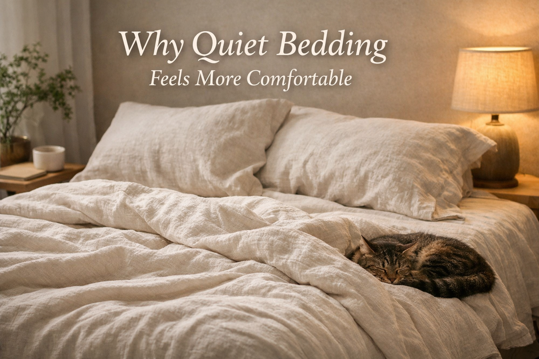 Why Quiet Bedding Feels More Comfortable