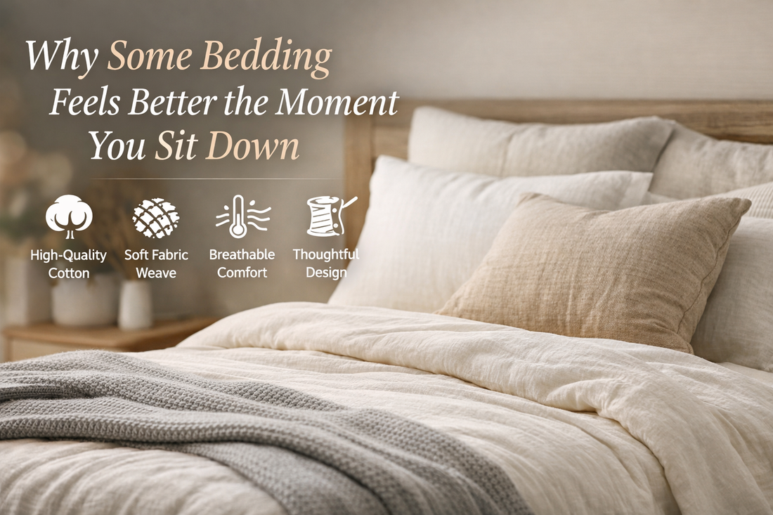 Why Some Bedding Feels Better the Moment You Sit Down