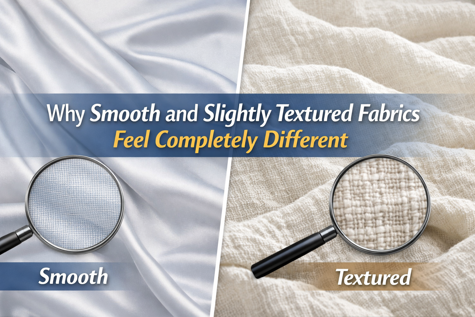 Why Smooth and Slightly Textured Fabrics Feel Completely Different ...