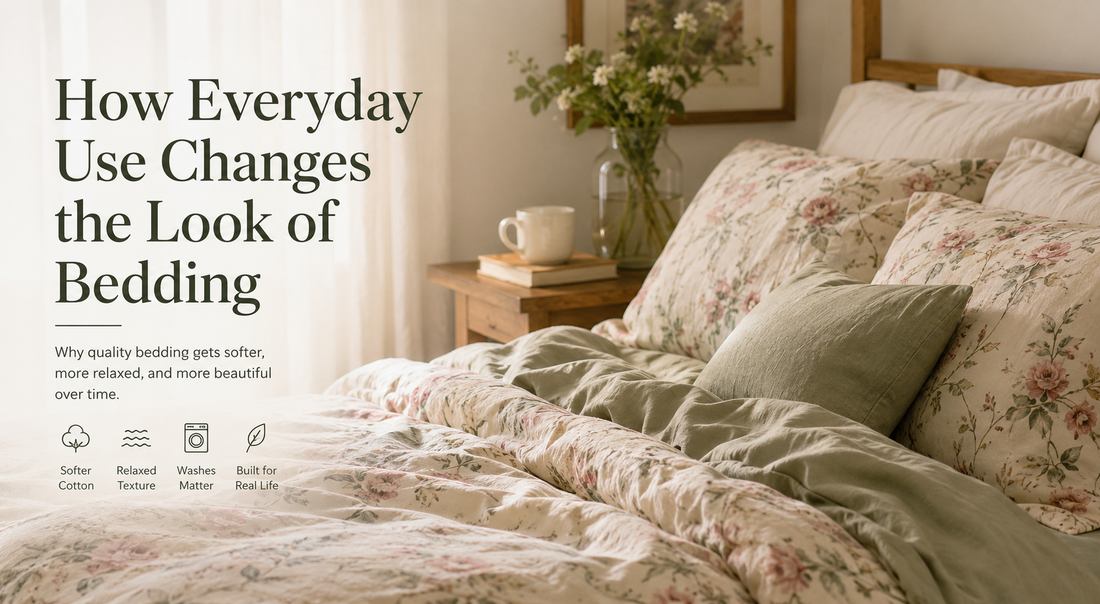 How Everyday Use Changes the Look of Bedding