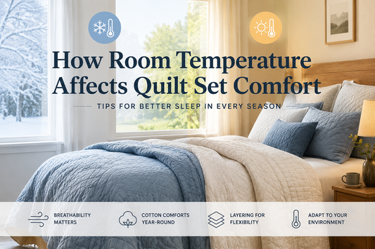 How Room Temperature Affects Quilt Set Comfort