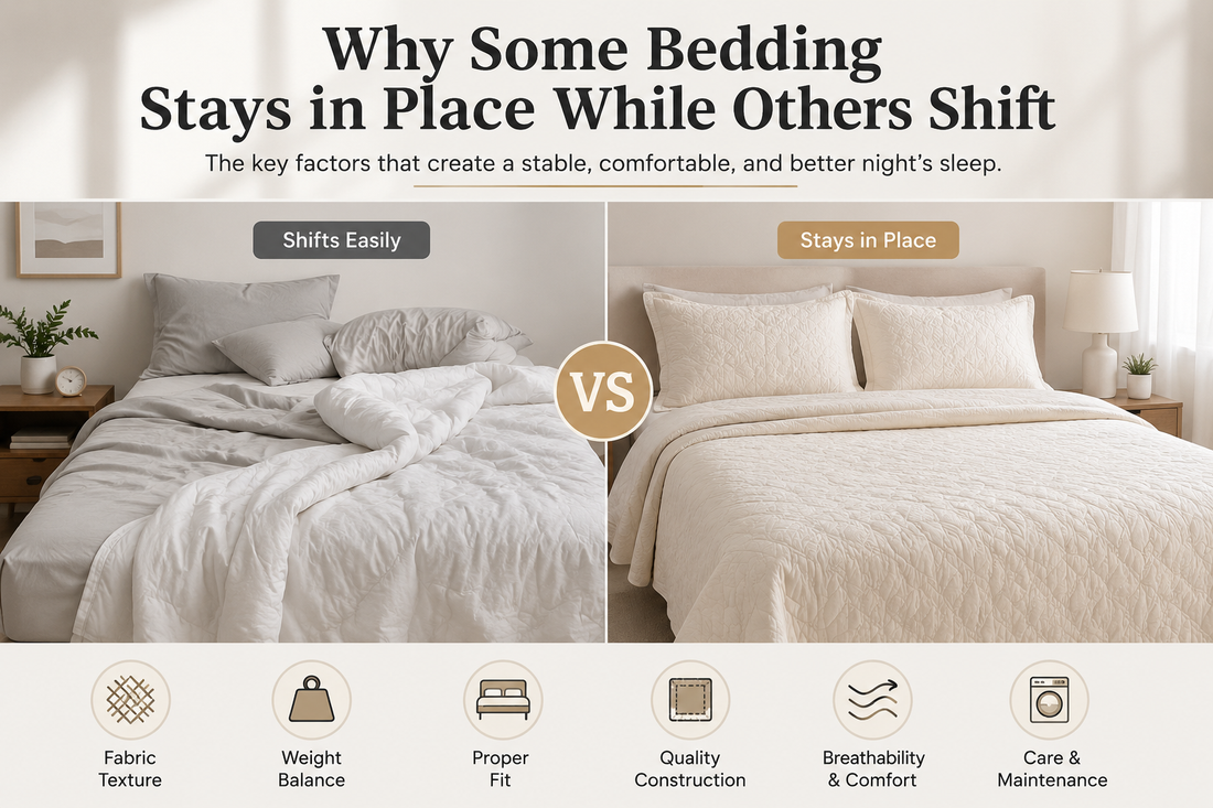 Why Some Bedding Stays in Place While Others Shift