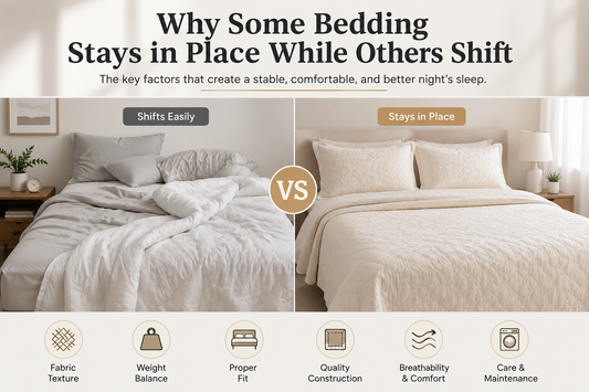 Why Some Bedding Stays in Place While Others Shift