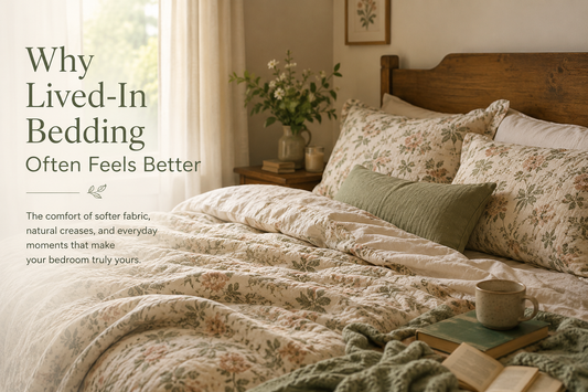 Why Lived-In Bedding Often Feels Better