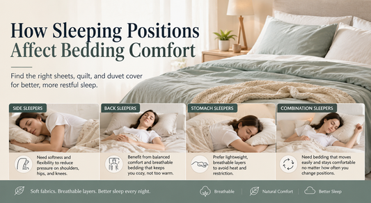 How Sleeping Positions Affect Bedding Comfort