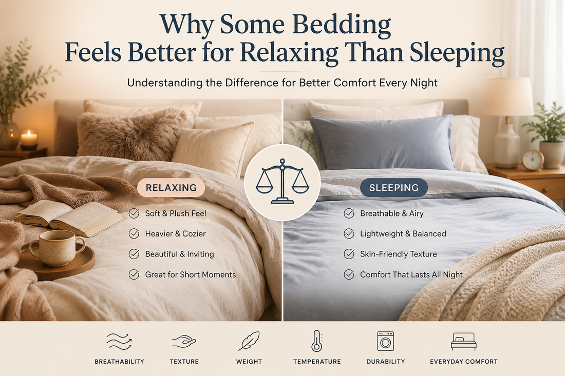 Why Some Bedding Feels Better for Relaxing Than Sleeping