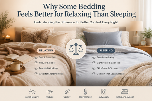 Why Some Bedding Feels Better for Relaxing Than Sleeping