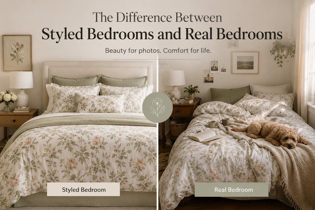 The Difference Between Styled Bedrooms and Real Bedrooms