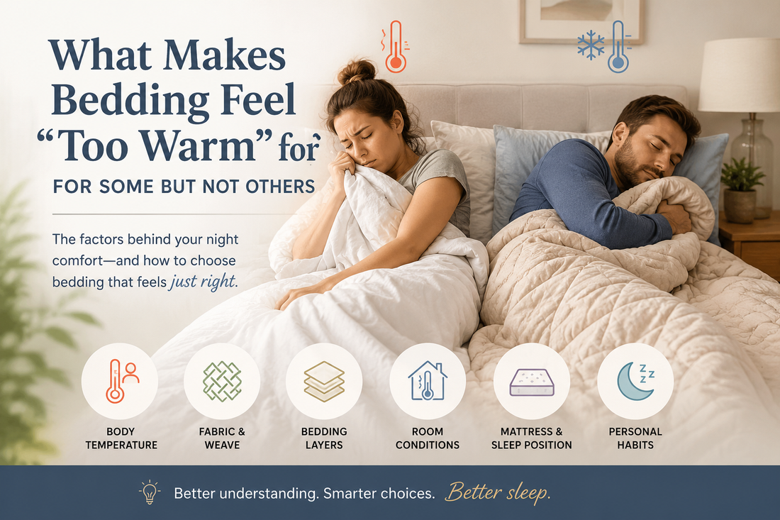 What Makes Bedding Feel “Too Warm” for Some but Not Others