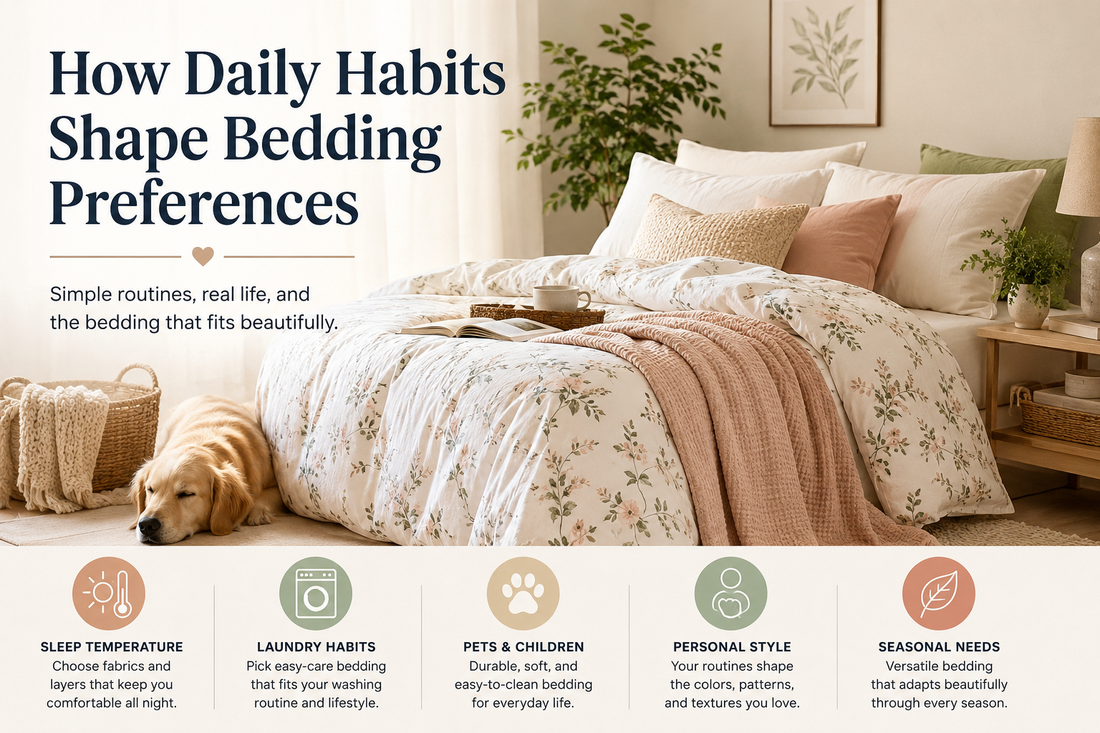 How Daily Habits Shape Bedding Preferences
