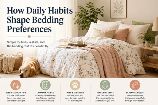 How Daily Habits Shape Bedding Preferences
