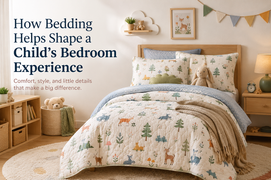 How Bedding Helps Shape a Child’s Bedroom Experience