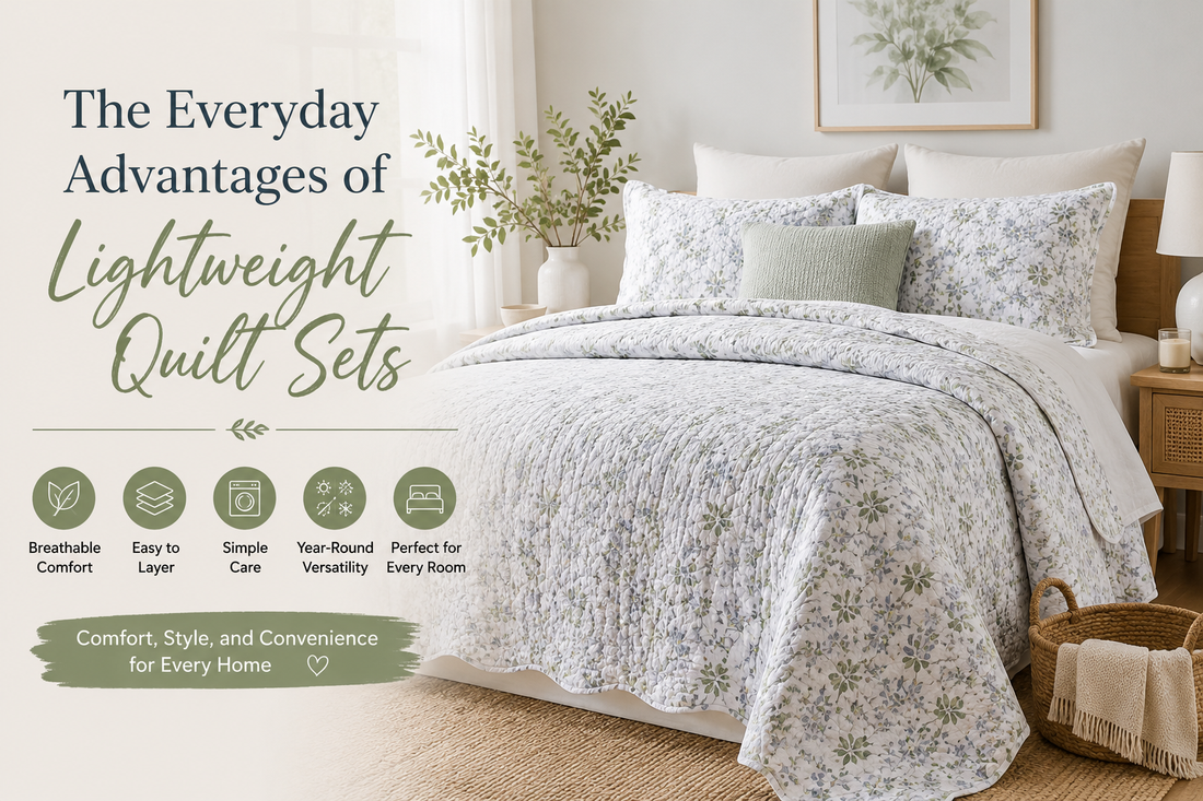 The Everyday Advantages of Lightweight Quilt Sets