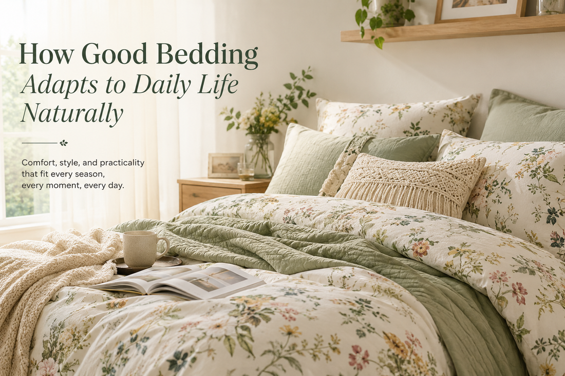 How Good Bedding Adapts to Daily Life Naturally