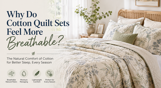 Why Do Cotton Quilt Sets Feel More Breathable?