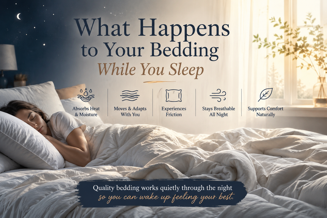 What Happens to Your Bedding While You Sleep