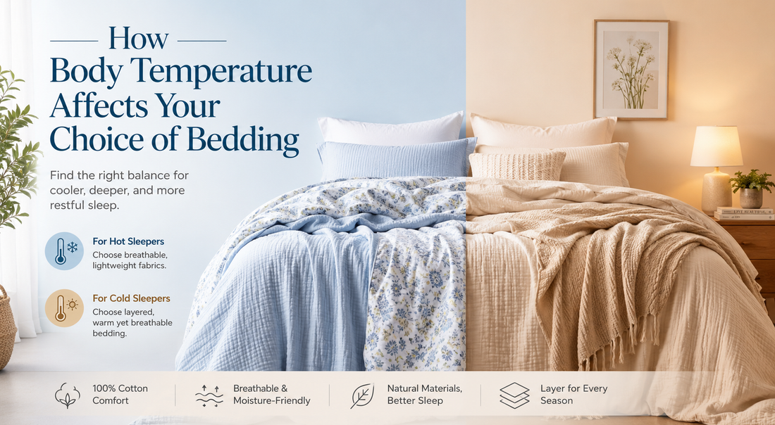 How Body Temperature Affects Your Choice of Bedding