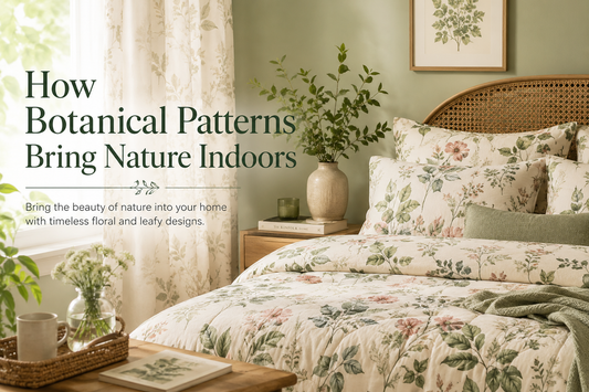 How Botanical Patterns Bring Nature Indoors