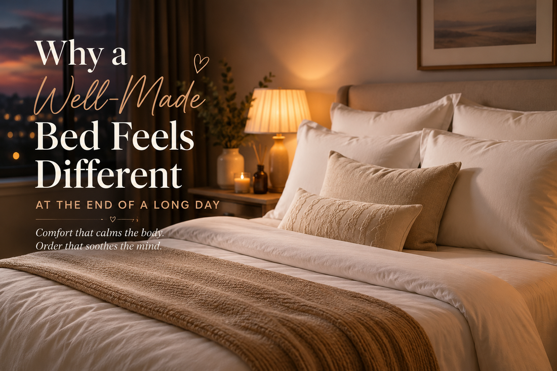 Why a Well-Made Bed Feels Different at the End of a Long Day