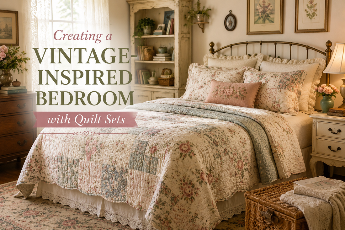 Creating a Vintage-Inspired Bedroom with Quilt Sets