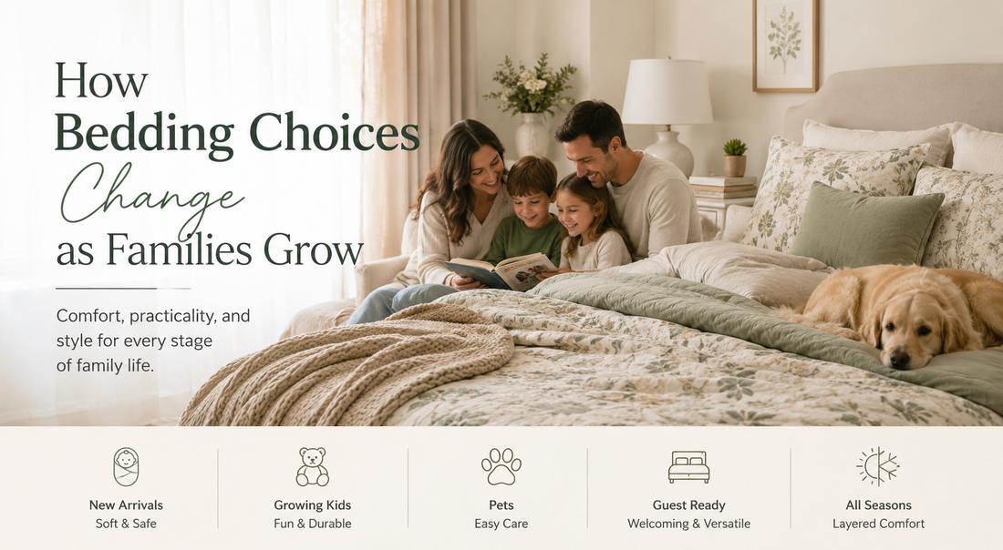 How Bedding Choices Change as Families Grow