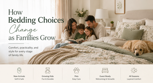 How Bedding Choices Change as Families Grow