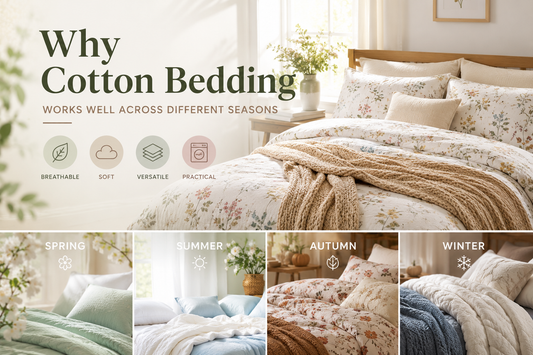 Why Cotton Bedding Works Well Across Different Seasons