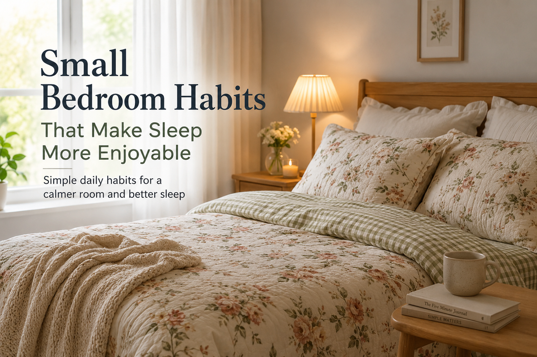 Small Bedroom Habits That Make Sleep More Enjoyable