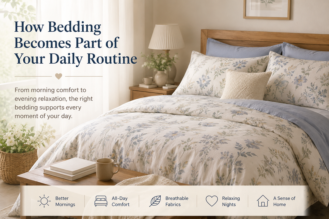 How Bedding Becomes Part of Your Daily Routine