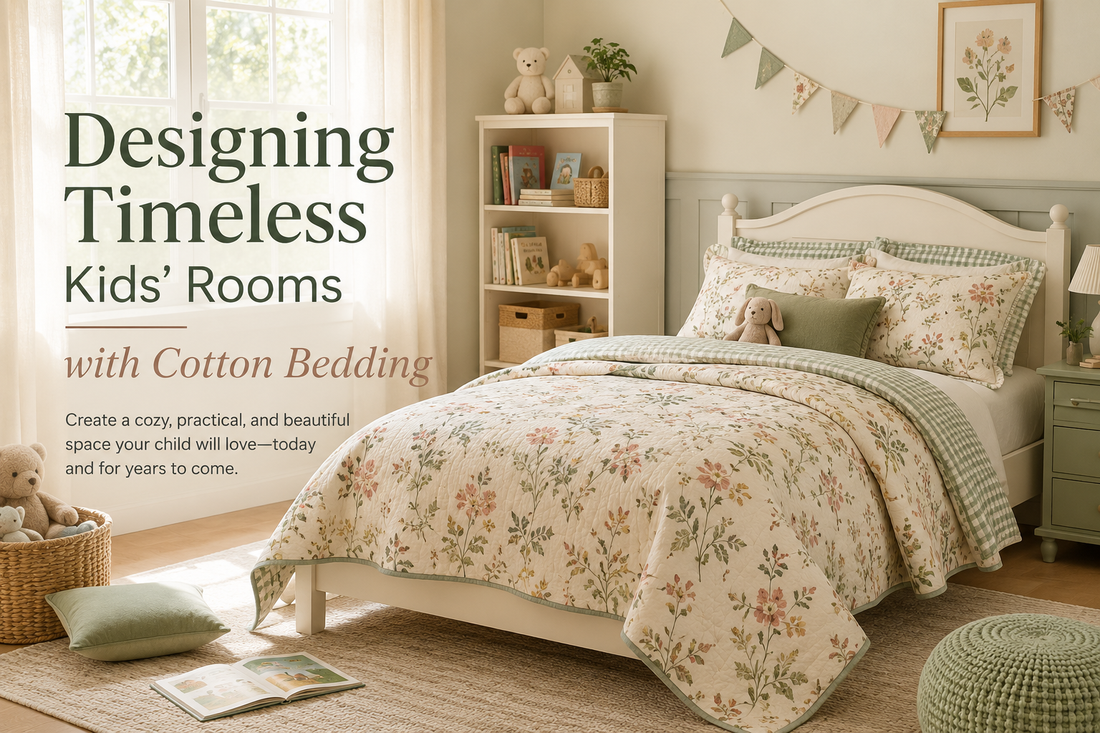 Designing Timeless Kids’ Rooms with Cotton Bedding