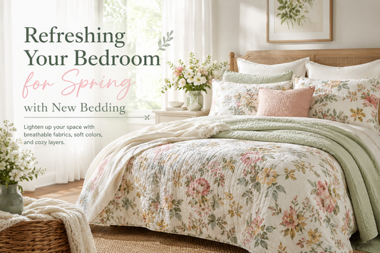 Refreshing Your Bedroom for Spring with New Bedding