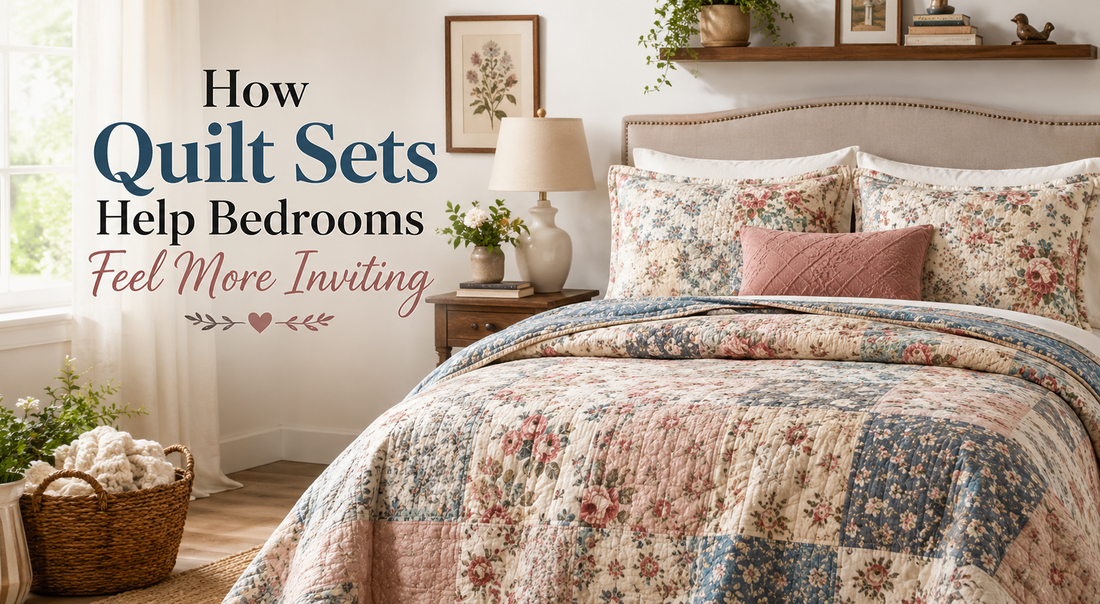 How Quilt Sets Help Bedrooms Feel More Inviting