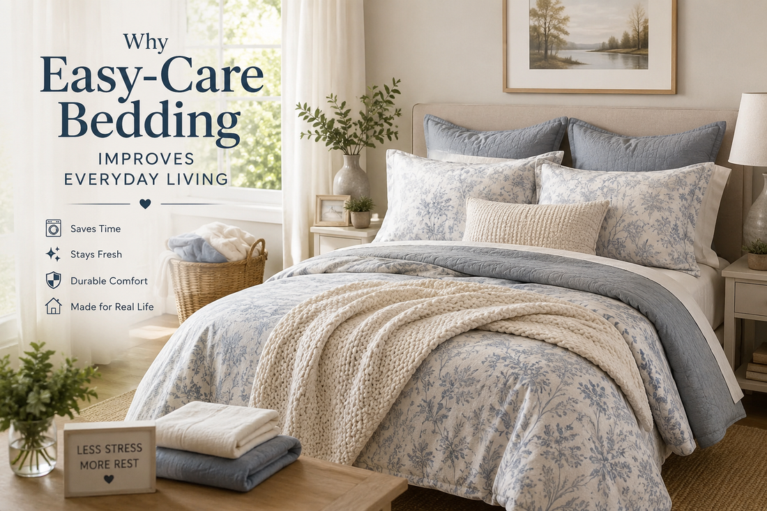 Why Easy-Care Bedding Improves Everyday Living