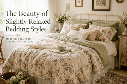 The Beauty of Slightly Relaxed Bedding Styles