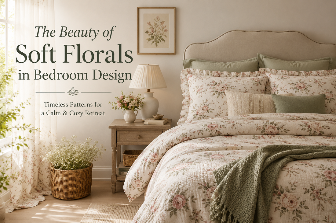 The Beauty of Soft Florals in Bedroom Design