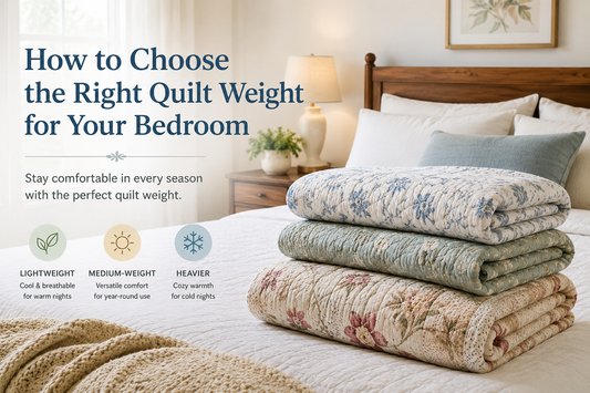 How to Choose the Right Quilt Weight for Your Bedroom