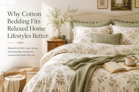 Why Cotton Bedding Fits Relaxed Home Lifestyles Better