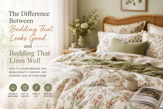 The Difference Between Bedding That Looks Good and Bedding That Lives Well
