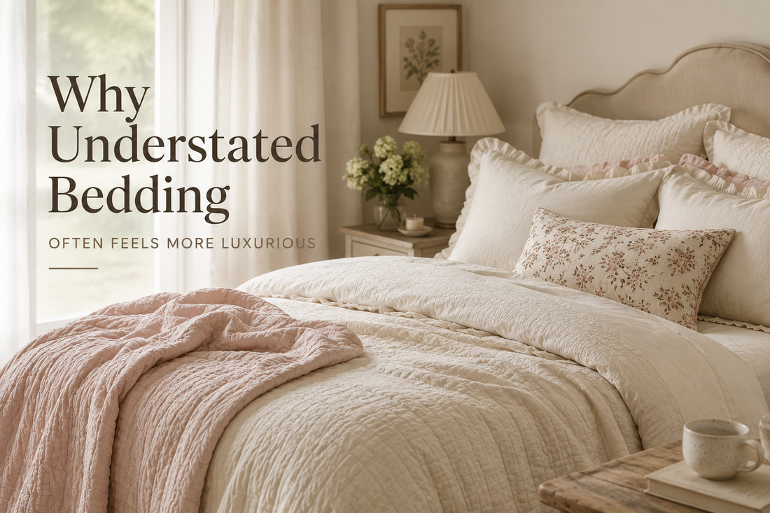 Why Understated Bedding Often Feels More Luxurious