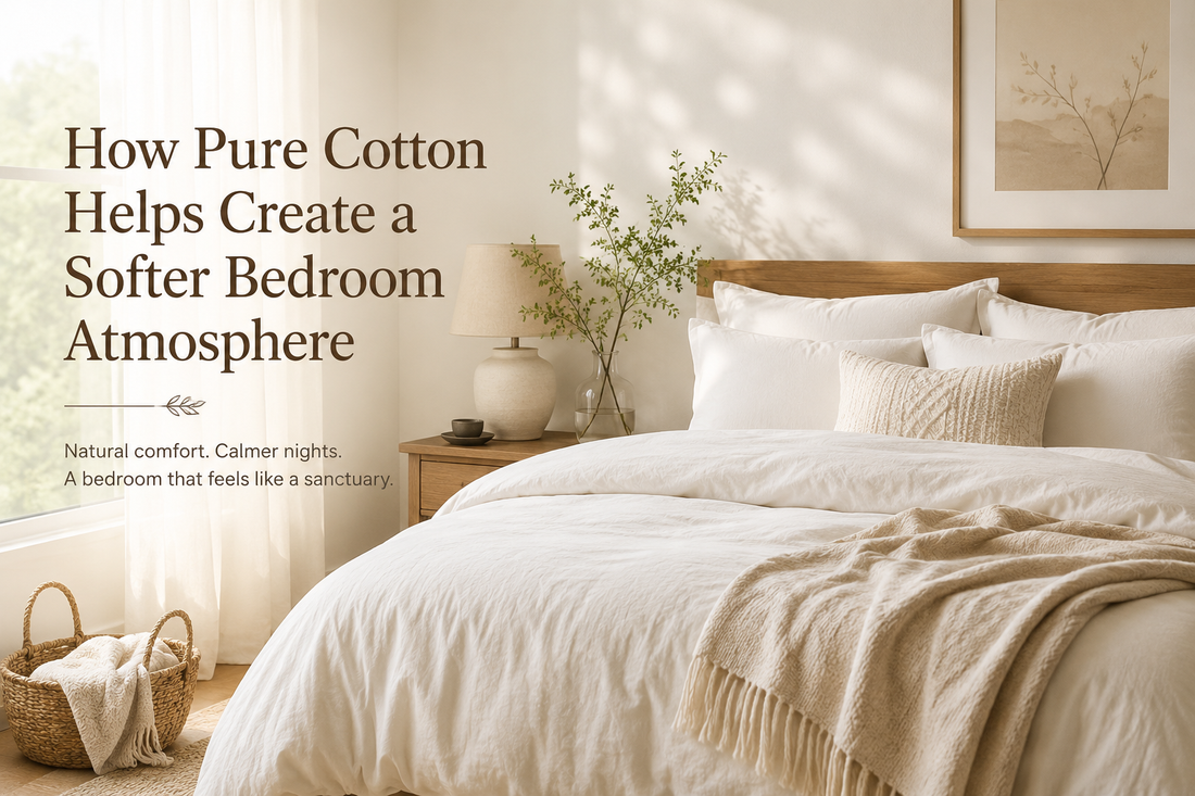 How Pure Cotton Helps Create a Softer Bedroom Atmosphere
