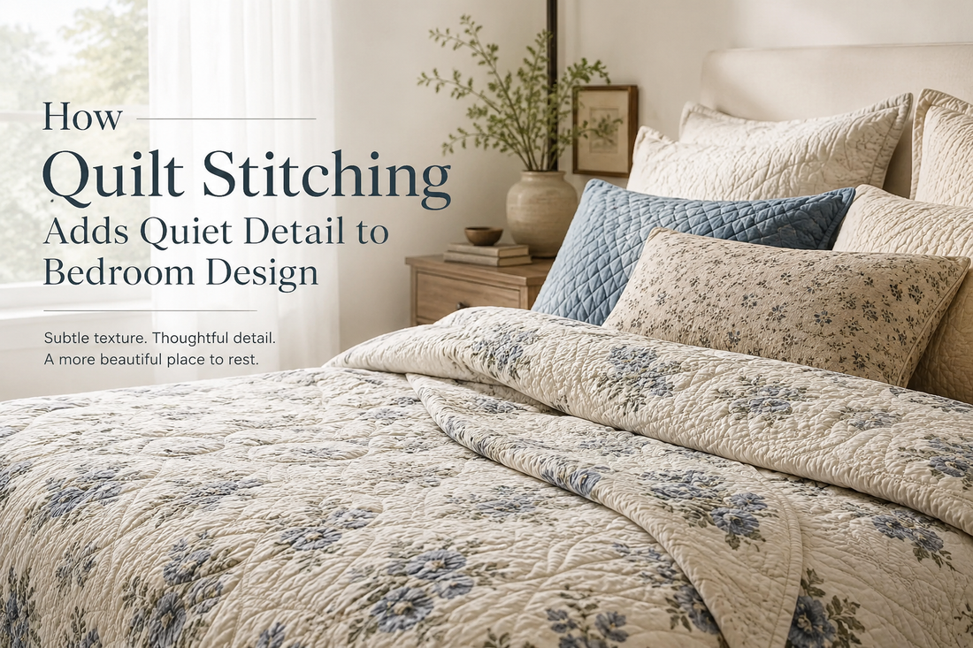How Quilt Stitching Adds Quiet Detail to Bedroom Design