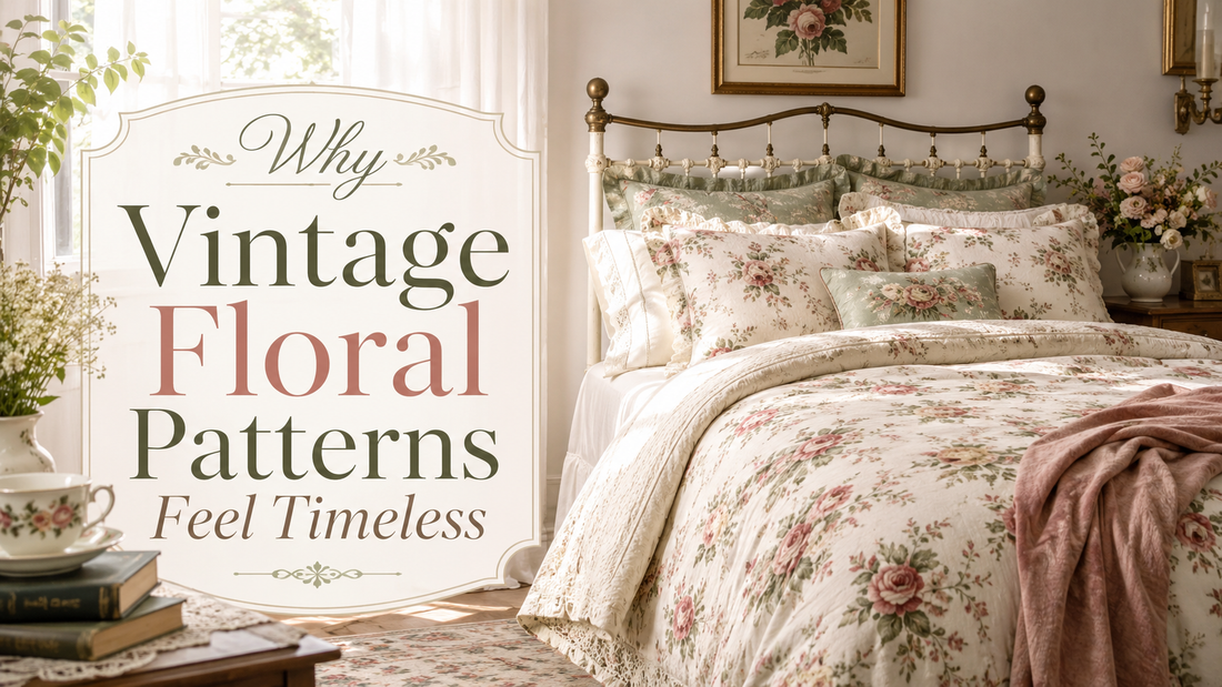 Why Vintage Floral Patterns Feel Timeless
