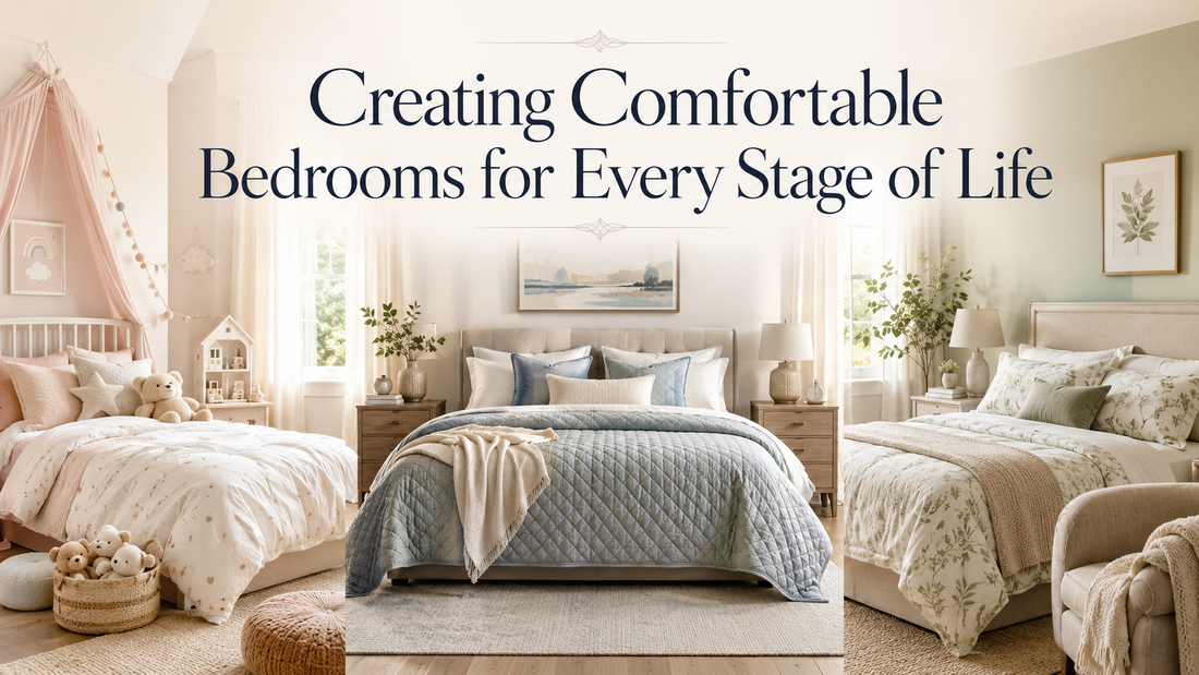 Creating Comfortable Bedrooms for Every Stage of Life