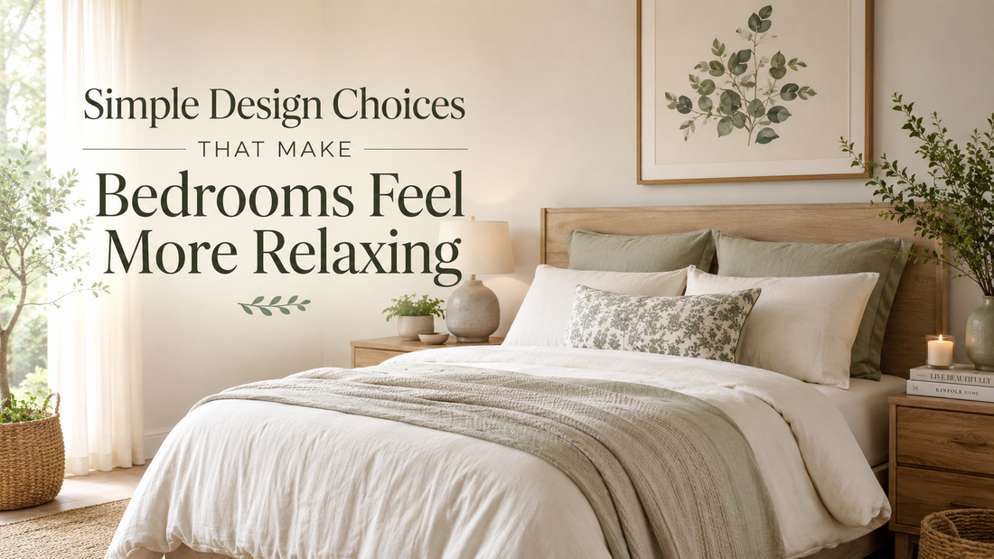 Simple Design Choices That Make Bedrooms Feel More Relaxing