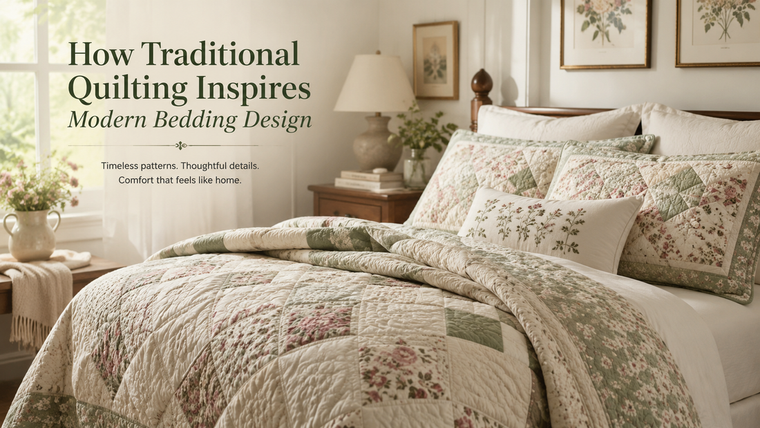 How Traditional Quilting Inspires Modern Bedding Design