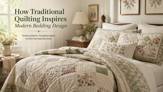 How Traditional Quilting Inspires Modern Bedding Design