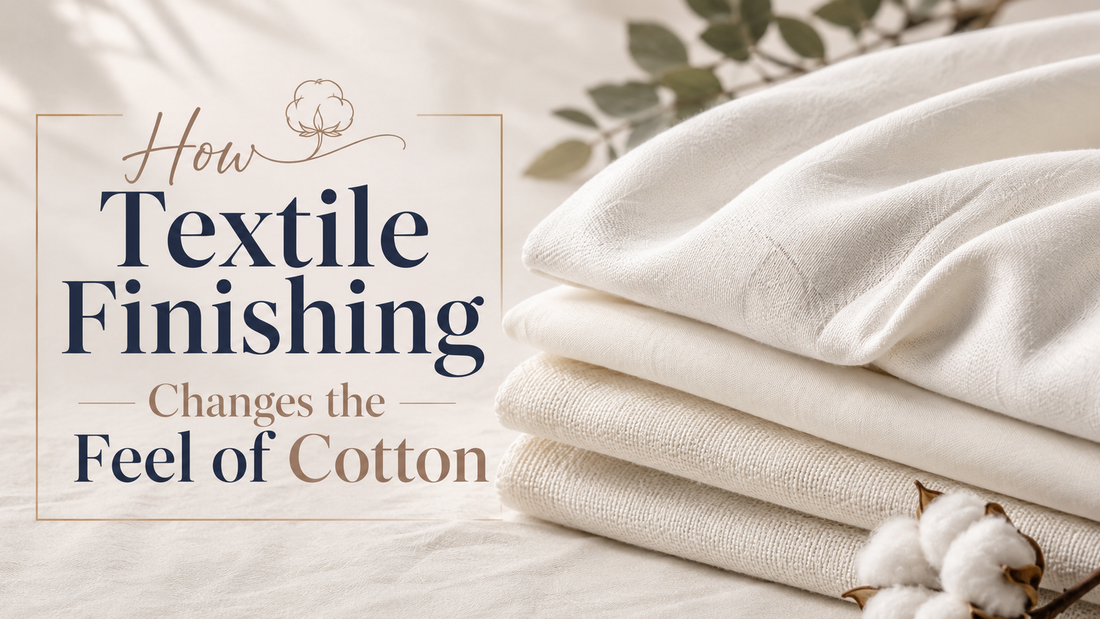 How Textile Finishing Changes the Feel of Cotton