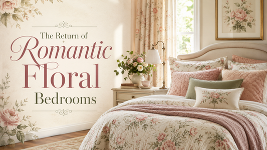The Return of Romantic Floral Bedrooms
